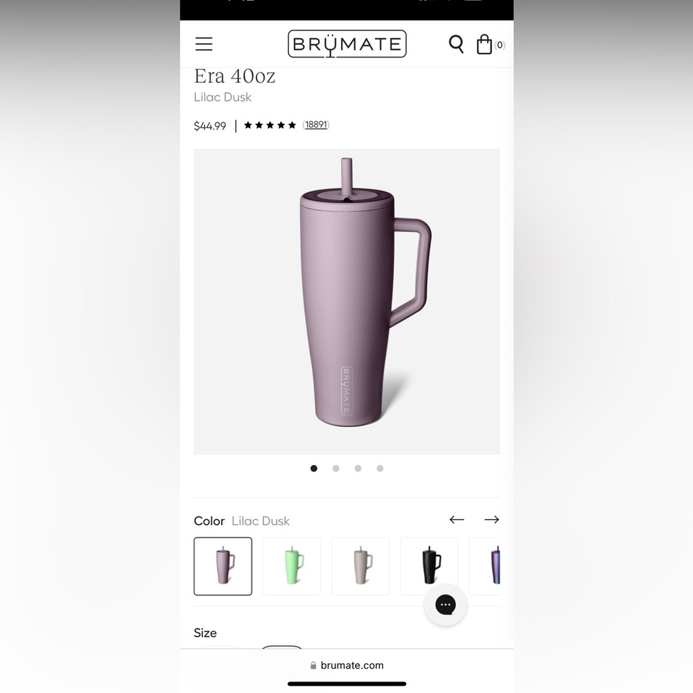 Lilac Dusk 40 oz Brumate